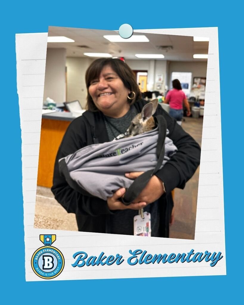 BakerElem's tweet photo. Thank you @BakerElementaryPTO &amp; @the_creature_teacher for a GREAT event last week with our students &amp; staff!  They brought us up close to some exotic animals &amp; how they lived in their native habitat.  We also explored how to be good stewards of nature &amp; care for all around us. https://t.co/lkR1IjMYUc
