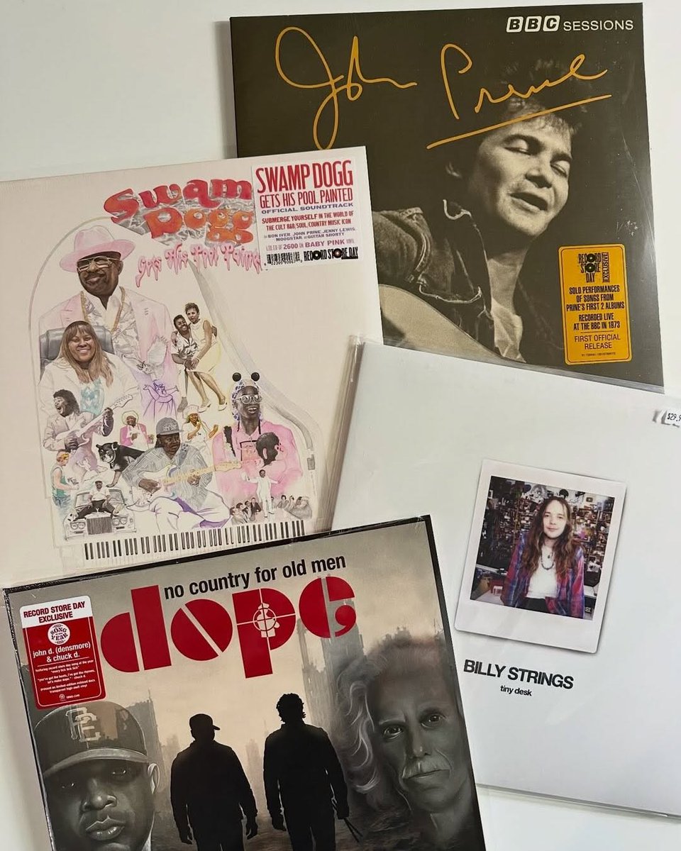 JohnDensmore's tweet photo. It’s hard to believe it’s already been a month since @MrChuckD and I released no country for old men on Record Store Day.

I love seeing these photos of you all enjoying the record. This has been an incredible project to be part of… it’s pretty doPE. https://t.co/0YKPjBGrGd
