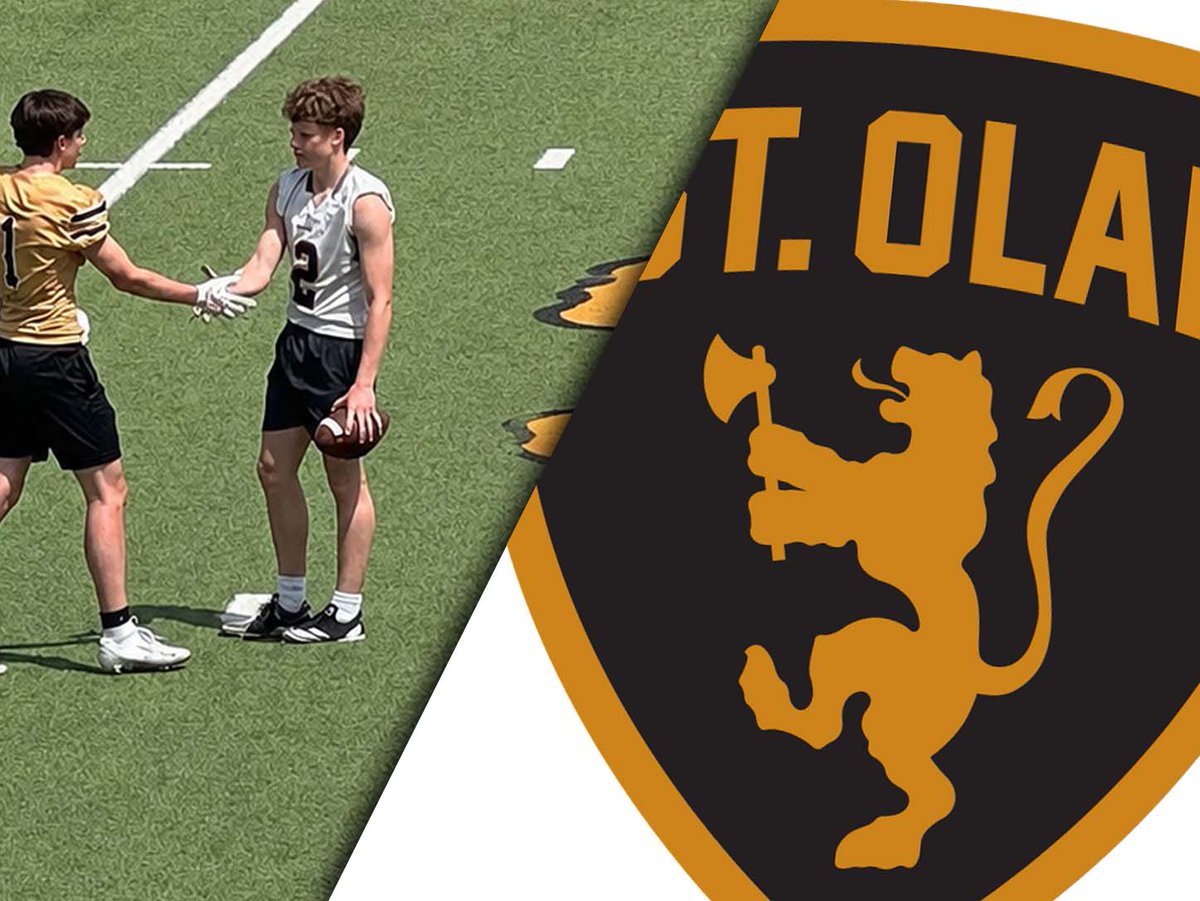 kcroatt8's tweet photo. Camp season is underway! Kicking it off with an awesome day at @StOlafFB  Thanks for the invite coach @JamesKilian

@Coach_Shelby14 @Osseo_Football https://t.co/qWry0aHWZK