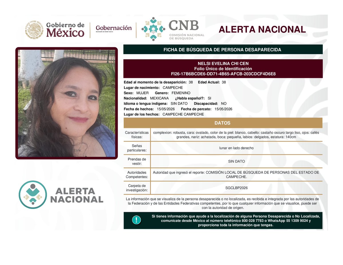 TelefonicaMX's tweet photo. Nos sumamos a la búsqueda de personas desaparecidas https://t.co/reIVxgOUwV