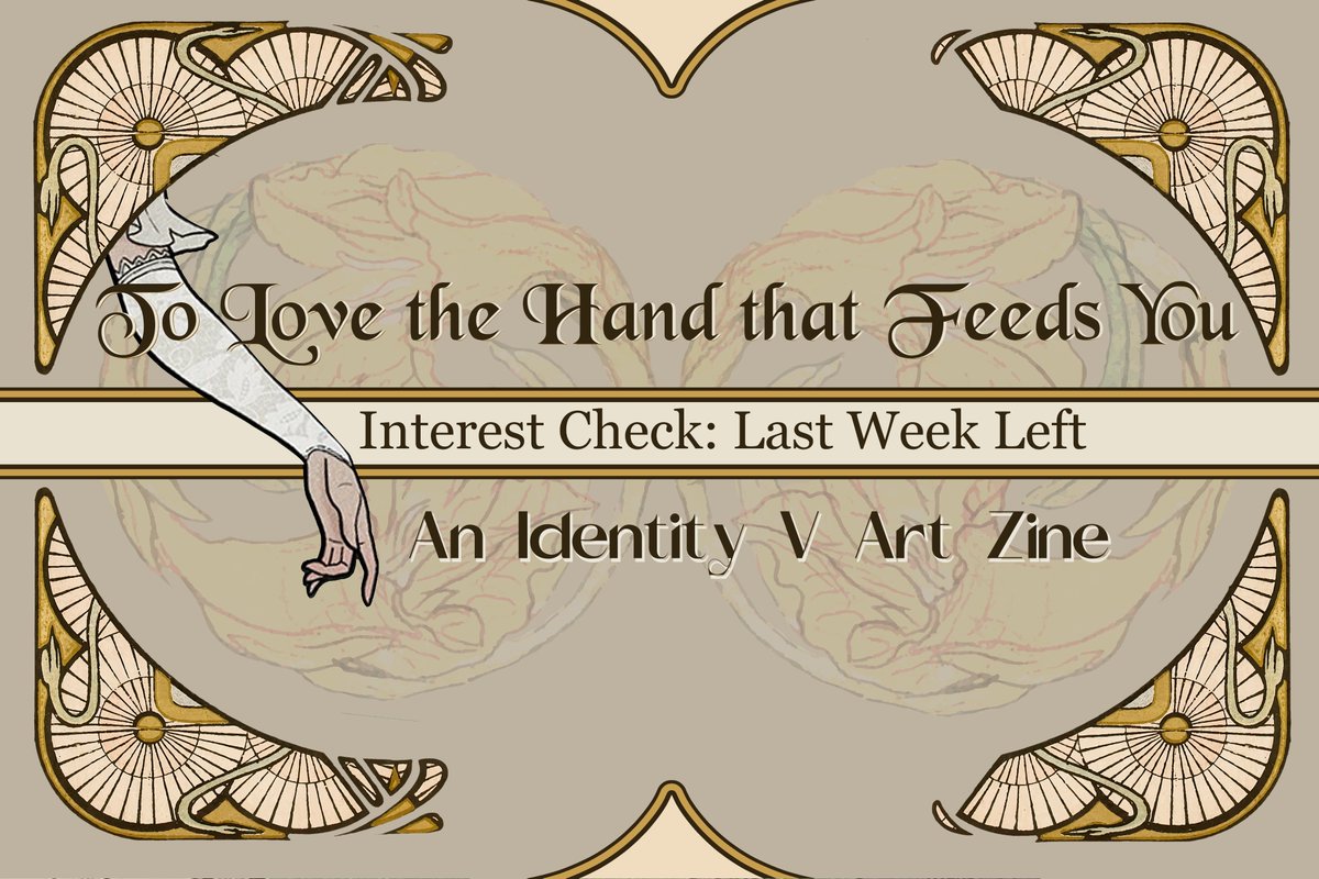 HumansTouchIDV's tweet photo. It's the last week for the interest check and we have reached an incredible 92% of the needed responses!

The aim is to reach 80 responses by May 25 and we're almost there.

If the zine catches your fancy, please fill out the form linked below!
#IdentityV #第五人格 https://t.co/I7TJ098uRl