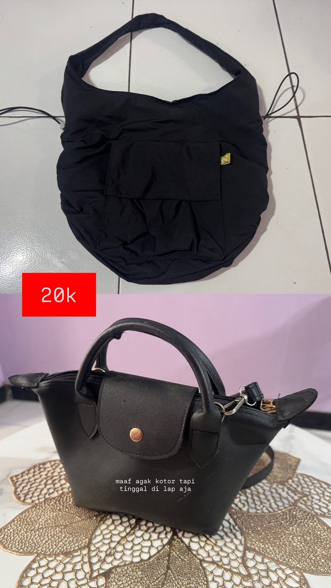 ginaaa_set's tweet photo. want to sell (preloved pribadi) | tas, bag, sling bag

📍bisa ambil langsung/COD area unsoed pusat 

 good condition all item! yang mau liat detail boleh chat ajaa, kalo ambil lebih dari 1 dapet potongan! https://t.co/vmFIUFC7Rh