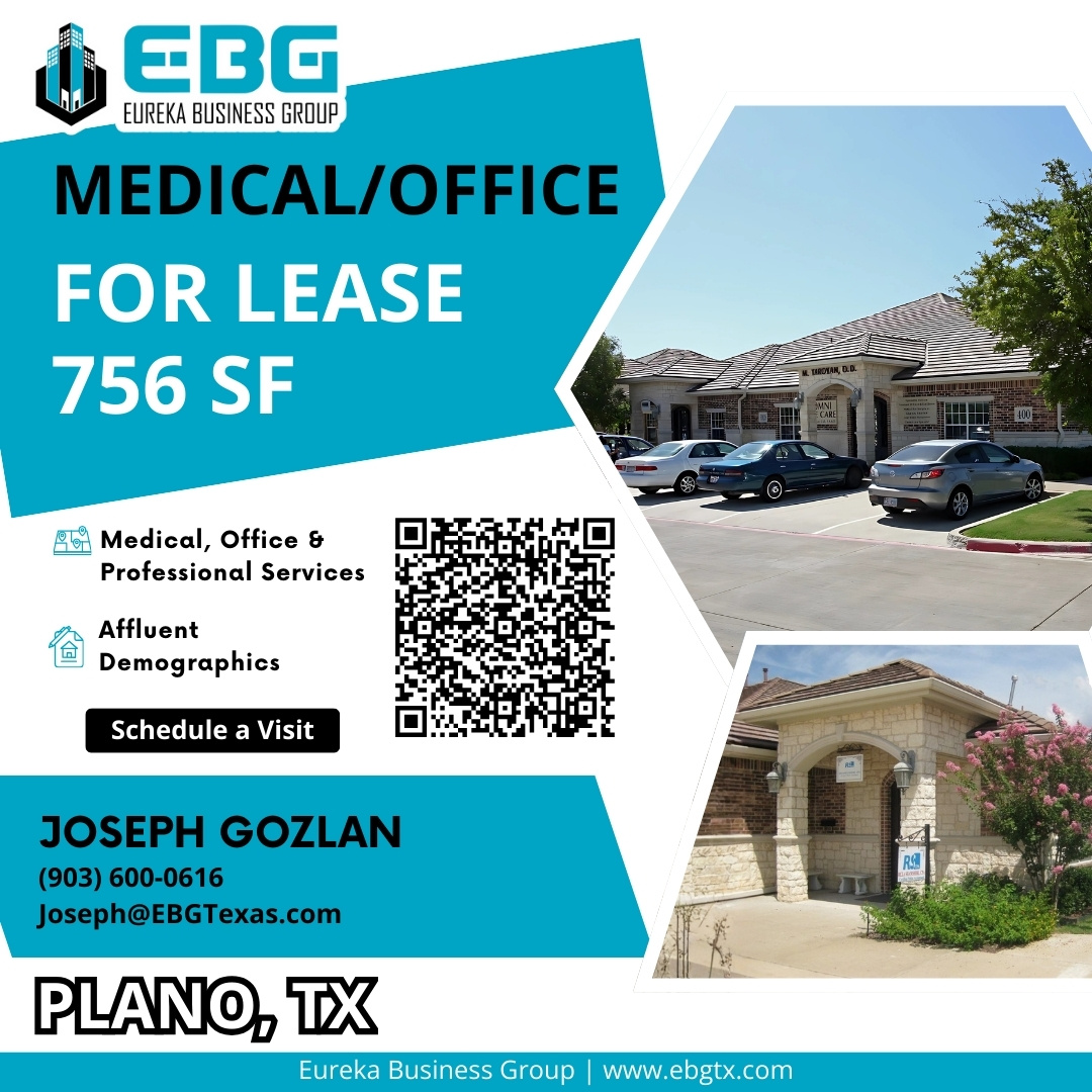 RetailNavigator's tweet photo. Plano Office/Medical For lease
Premier medical and professional office condominium park strategically located at the southeast corner of W. Parker Road and Parkwood Boulevard in prestigious West Plano’s Willow Bend area! 
#RetailNavigator #ForLease #Plano
https://t.co/6yFMsOxHbW https://t.co/D0aJlawBzF