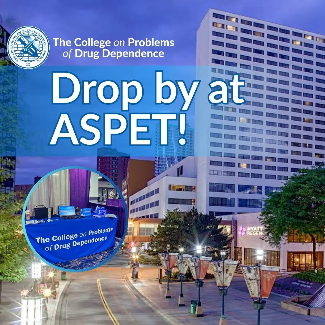 CPDDorg's tweet photo. CPDD is at @ASPET in Minneapolis this week! Stop by our booth to say hi to Heather and learn more about how we connect and support SUD and addition researchers. https://t.co/xxcfJo2M8D