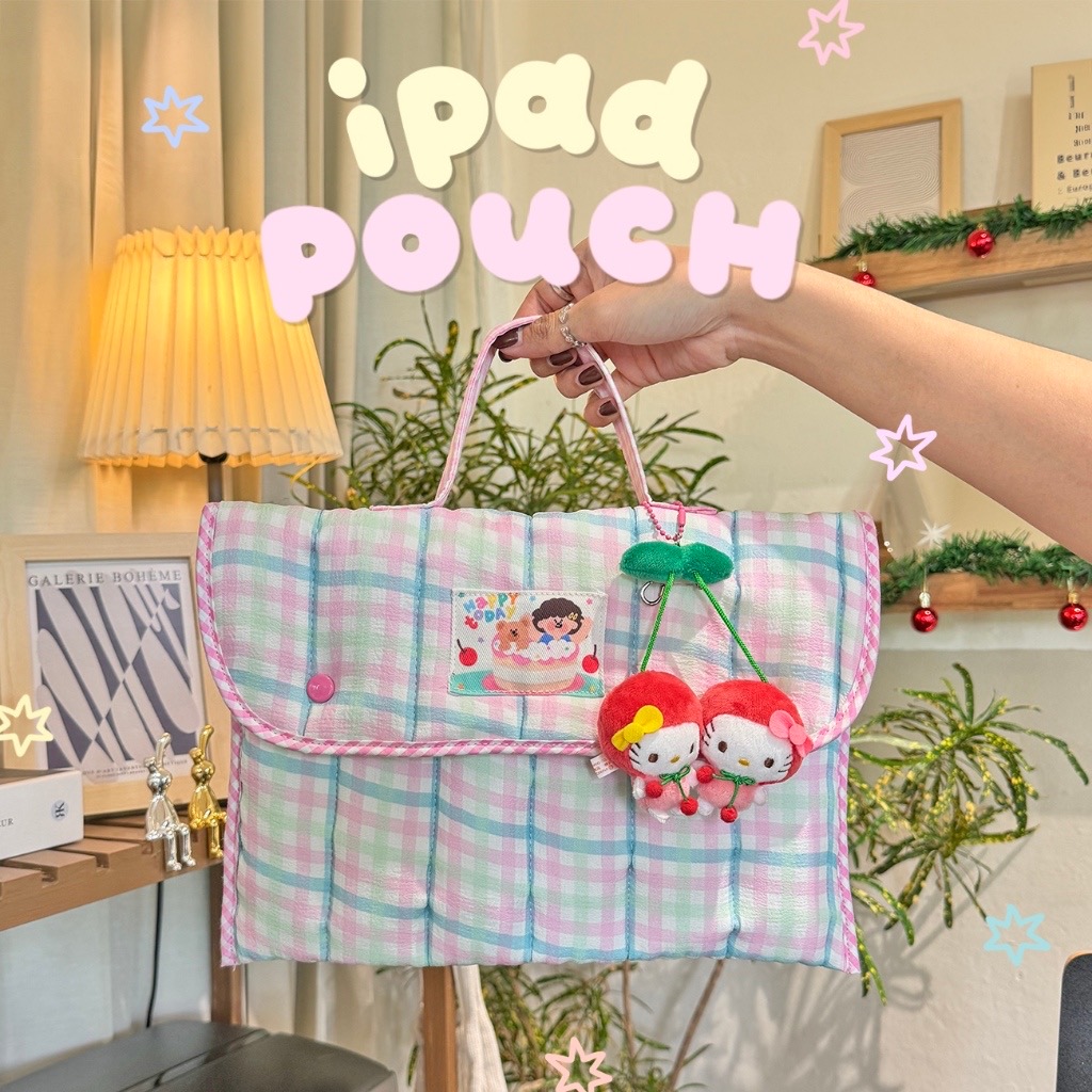 PalangPlus's tweet photo. 🍧 today กระเป๋าไอแพดหูหิ้ว ipad pouch