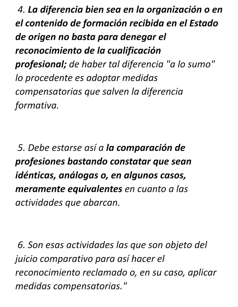 Psic_Migrantes's tweet photo. Cal recordar que según los fallos de los tribunales europeos, recogidos cómo doctrina por el tribunal superior, la homologación no va de contenidos, ni de que estos sean exactamente iguales, va de competencias (ver CEMDRI, 2024)... https://t.co/9VkVGRXxZE