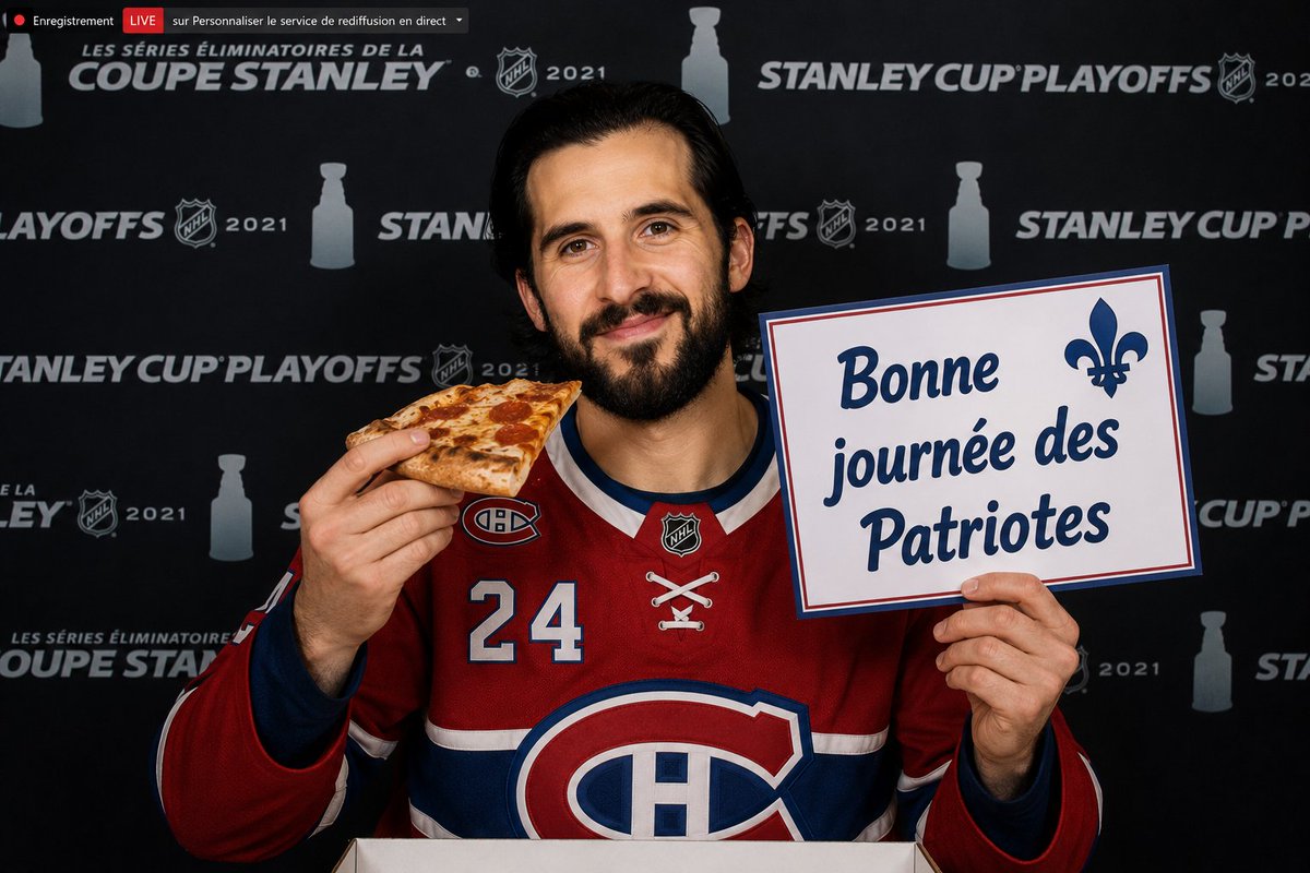 Stefane0777's tweet photo. @thesickpodcasts Il va manger sa pointe de Pizza en disait à chaque Québécois "Bonne journée des Patriotes" https://t.co/cbgxqzgLbB