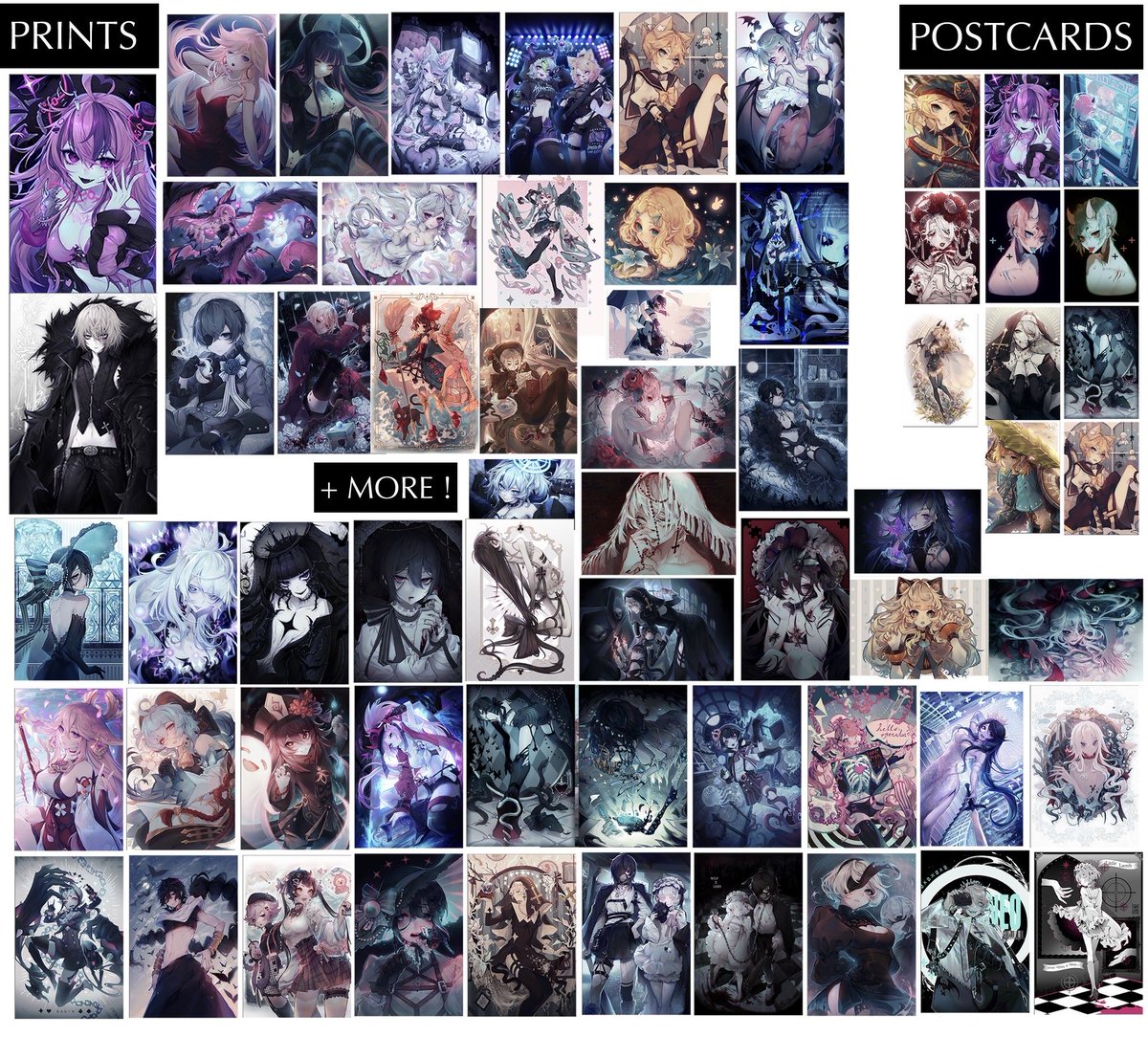 kamochiruu's tweet photo. Fanime catalogue (+ more new art). I’ll be tabling in-person and available for signings. I hope to see you there! 

🔹 Fanimecon San Jose 
🔹 Artist Alley - Table 805 
🗝️ miku, vtubers, ironmouse, paswg, vocaloid, genshin, zelda, sailor moon, demon slayer #fanime2026 https://t.co/8DBdg3aNtn