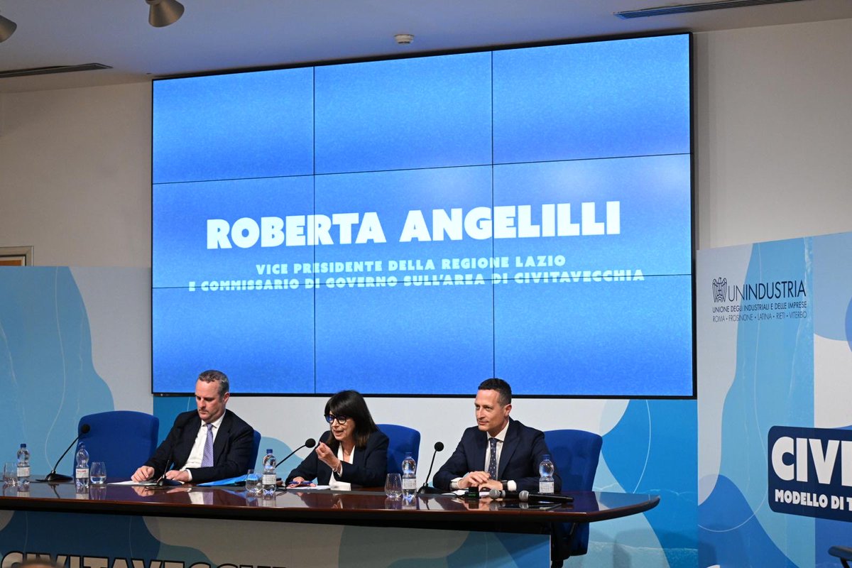 NewsUnindustria's tweet photo. #TransizioneEnergetica, #Civitavecchia modello nazionale. Oggi nella sede di @portidiroma il convegno con istituzioni, imprese ed investitori per accelerare la reindustrializzazione del territorio.

#ComunicatoStampa:
👉 https://t.co/qjSKAoO9m7

#18Maggio #Unindustria https://t.co/XOnyneHFKF