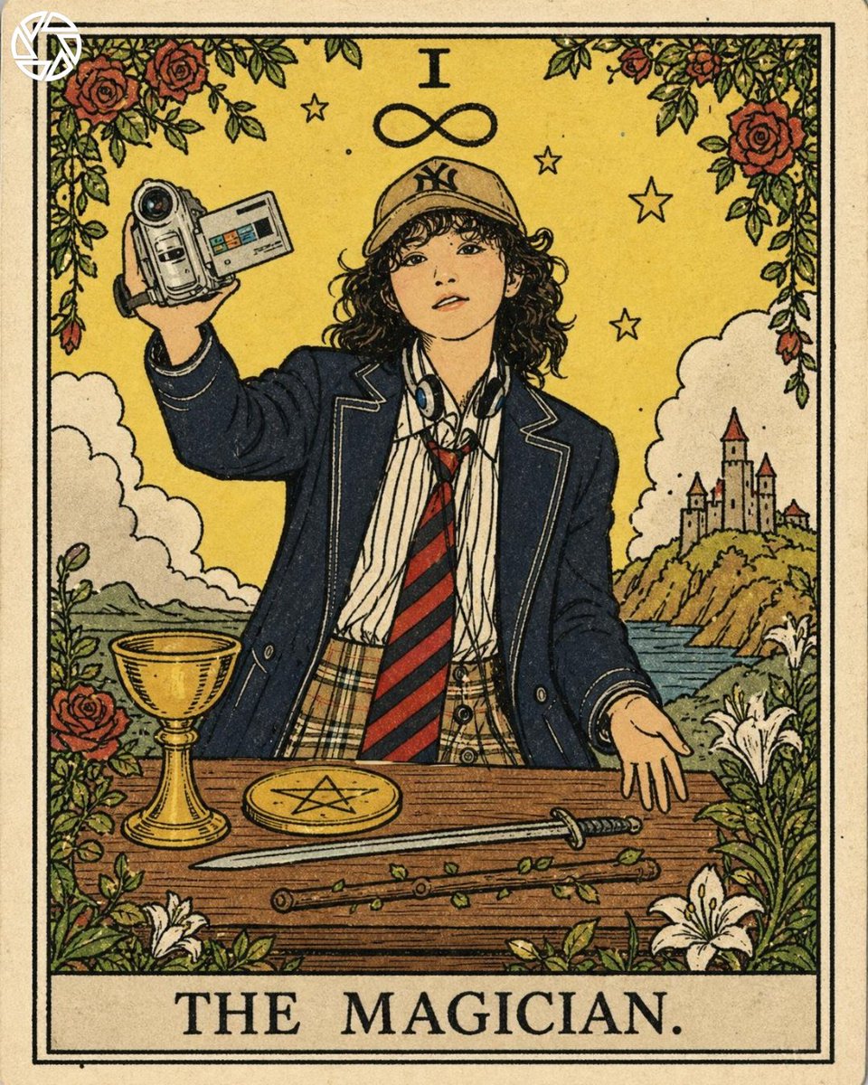 Rider-Waite Style Tarot Card