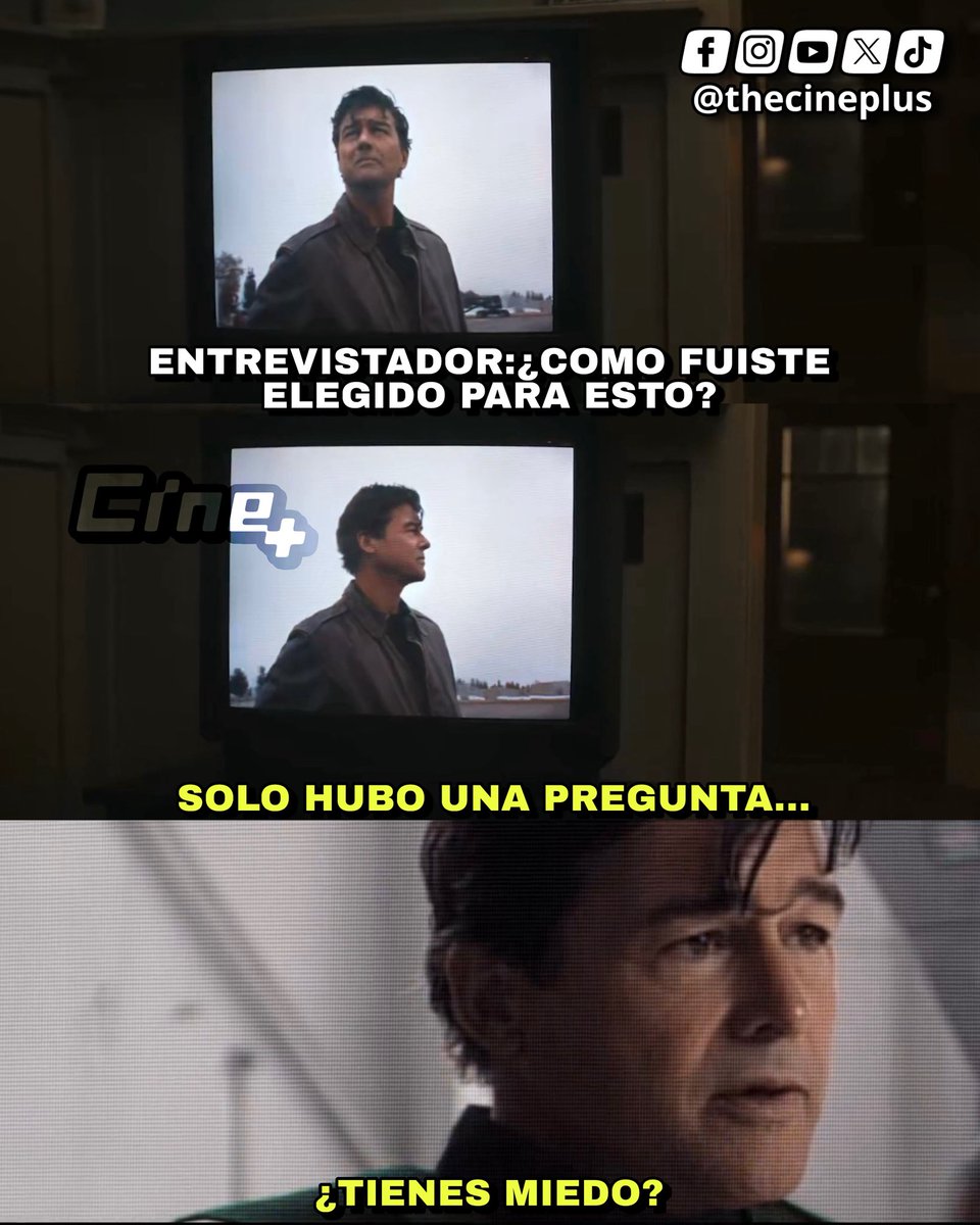 TheCinePlus's tweet photo. Hal Jordan explicando en una vieja entrevista cómo fue elegido como Green Lantern. En el DCU, Hal será un héroe nacional experimentado cuya identidad es conocida por las personas. 

Se puede ver que en esta vieja entrevista su traje es de un verde más brillante, mientras que en el presente está más decolorado por el paso del tiempo.

#Lanterns