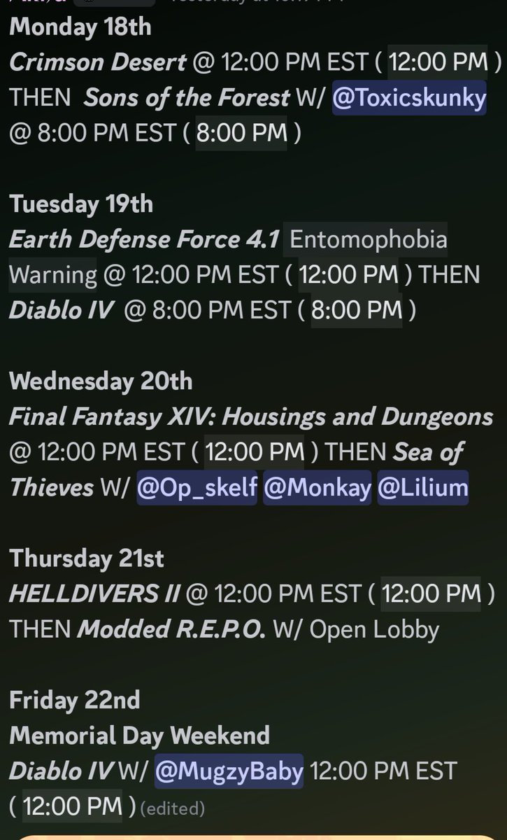 Im_AkhuVT's tweet photo. A little late, but

NEW SCHEDULE!

https://t.co/PbJdE45V3H https://t.co/ohiom2Q926