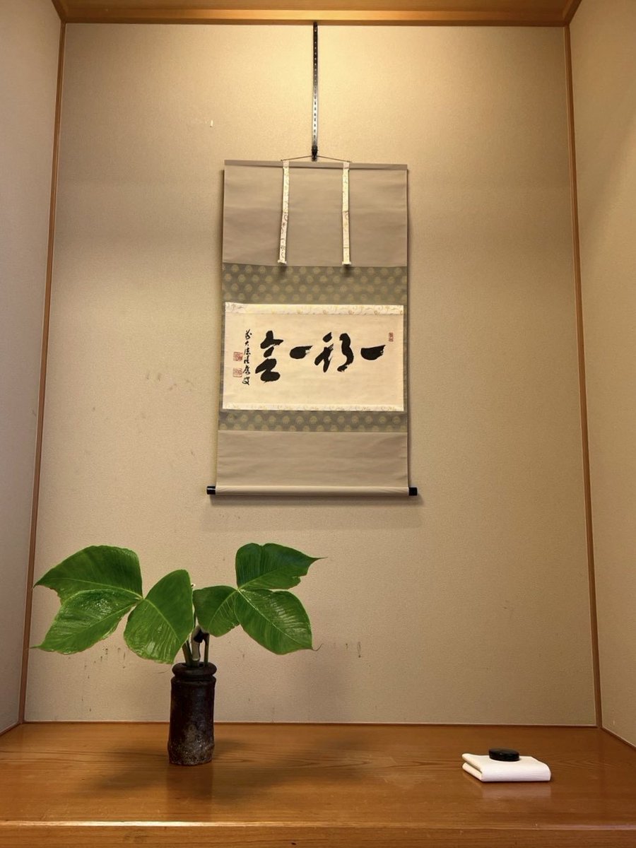 hoseitea's tweet photo. こんにちは、法政大学茶道研究会です！
5月6日（水）に、初風炉・新歓茶会を行いました🌱
「初風炉」とは、半年間使った炉を閉じ、風炉へと設えを替えて初めて行う茶会のことです。
お菓子は季節に合わせて柏餅をいただき、初夏を感じるひとときとなりました🎏 https://t.co/guckUJxdaP