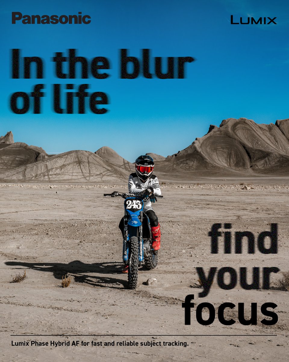 lumix_india's tweet photo. When the world moves fast, focus faster.
Lumix’s Phase Hybrid AF tracks your subject with speed and precision, so the story stays sharp even when life doesn’t.

#LumixIndia #LUMIX #AutoFocus #MotionPicturePerfect https://t.co/g8LwPg5Vjp