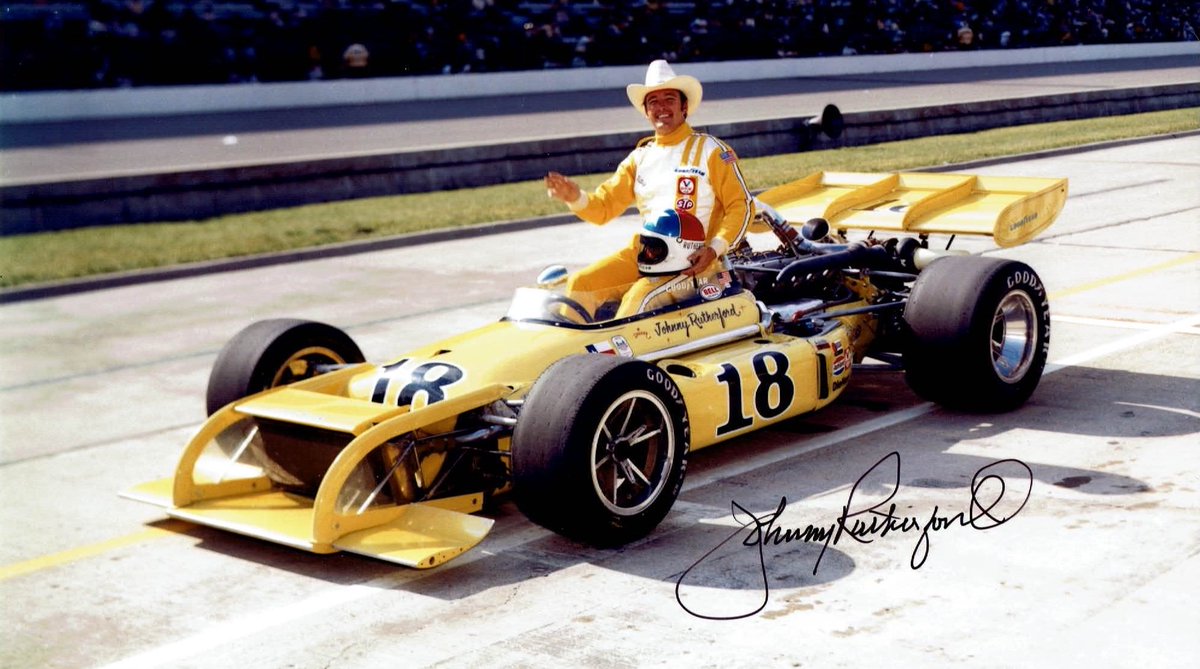 indyjeff67's tweet photo. 30 Days in May: No. 18, Johnny Rutherford, 1972 Patrick Petroleum Brabham/Offy. Read more: https://t.co/B6AFmS2tpN
#ThisIsMay #Indy500 @IMS @IMSMuseum @IndyCar https://t.co/sPb8QKAdFZ
