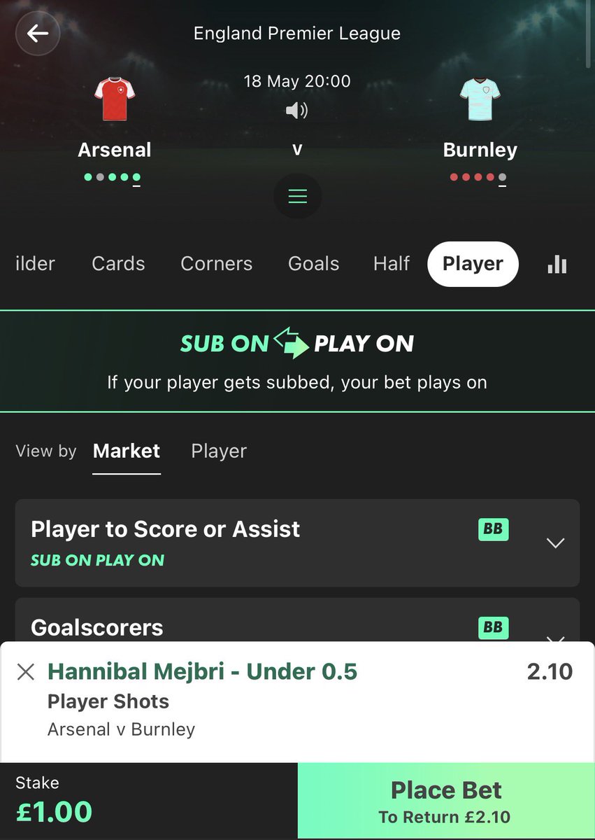 Match Day Bets tweet media