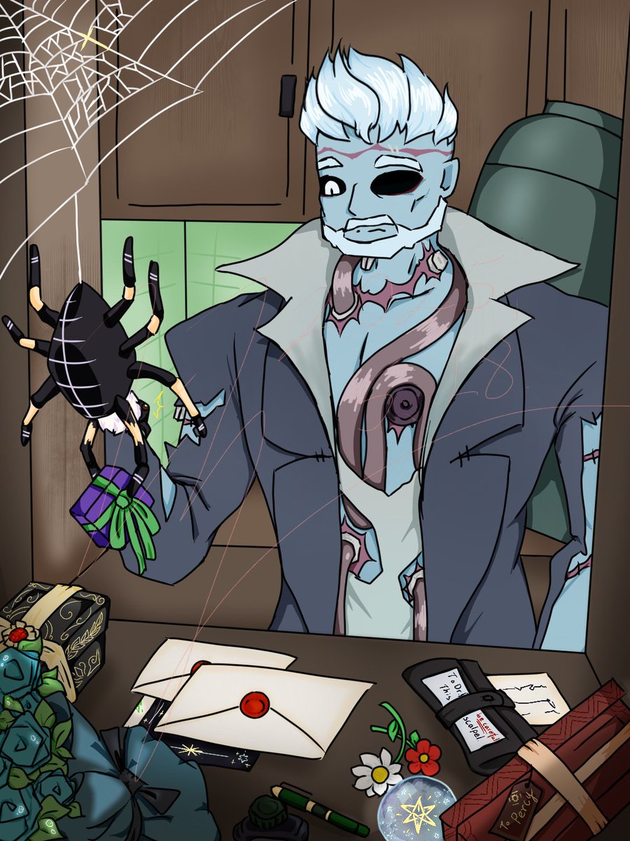 Helen_Huahan's tweet photo. OLD ART

“UNDEAD”
The gifts
Percy's Day

#IDV #IdentityV #第五人格 #idvfanart #idvpercy #idvundead #アンデッド #第五人格 #第五人格博士 https://t.co/T5uQg5MWTy