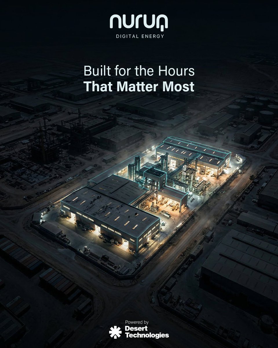 dt_technologies's tweet photo. Energy systems prove themselves under pressure. Nurun Hybrid Solar &amp; BESS helps sites manage peak demand, reliability &amp; resilience.
أنظمة الطاقة تُثبت كفاءتها وقت الضغط. Nurun Hybrid Solar &amp; BESS يدعم إدارة الأحمال بثقة.
#Nurun #BESS #SolarEnergy #Vision2030 https://t.co/NCdByjLOVG
