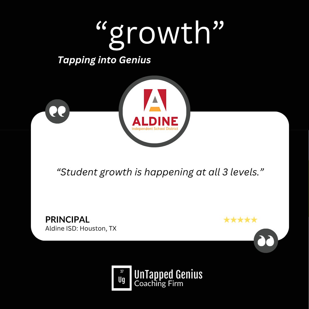 UnTapped_Genius's tweet photo. The goal isn’t just implementation—it’s impact.

And the clearest signal? Student growth. https://t.co/1IrvzdHp5B