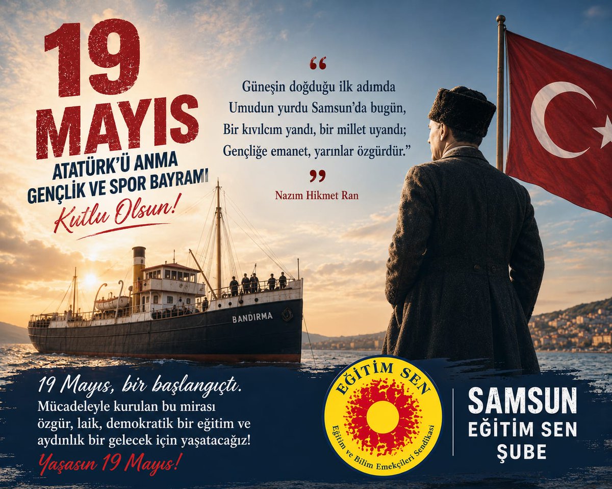 sen_samsun's tweet photo. Özgür bir gelecek, ancak düşünen, sorgulayan ve örgütlü gençlikle mümkündür.
Gelecek gençlerin, gelecek hepimizin! https://t.co/K3yWQiV24v