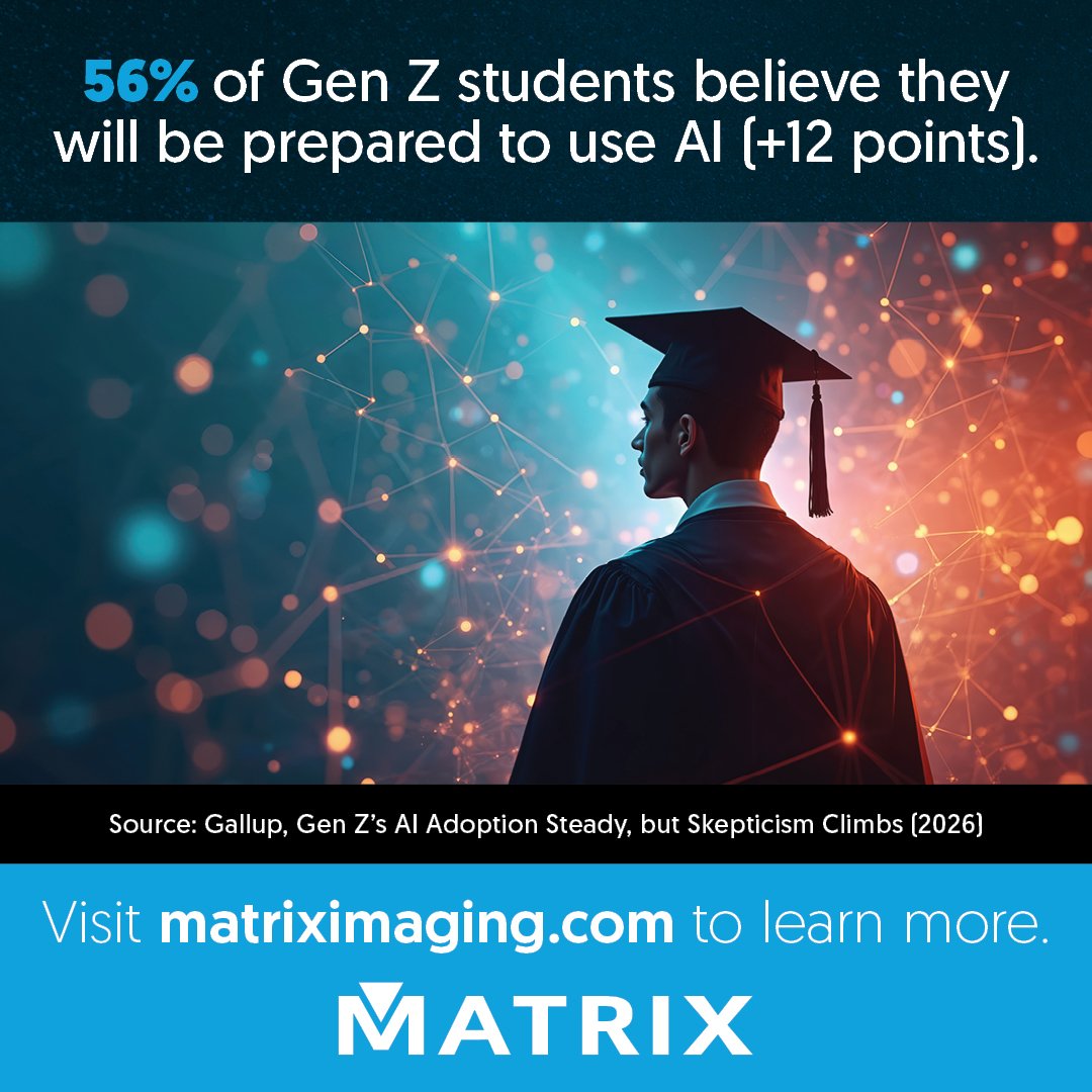 Matrix_1maging's tweet photo. This generation is graduating with a completely different set of expectations for the future. From digital literacy to AI readiness, students are preparing for careers that didn’t even exist a few years ago.
https://t.co/YGJXHzKstB
#GraduationSeason #GenZ #MatrixInsights https://t.co/hvJ1O1u1tp