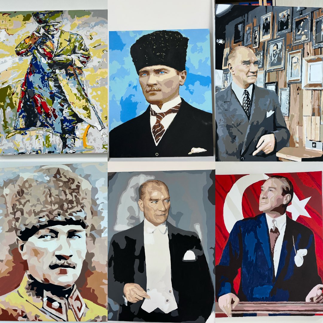 GSB_ErbaaGM's tweet photo. Gençlerimiz Atasını kendi yapmış olduğu birbirinden güzel eserlerle bir kez daha andı. 🇹🇷 19 Mayıs Atatürk’ü Anma Gençlik ve Spor Bayramımız kutlu olsun 🇹🇷 https://t.co/QQuBGX9qwG