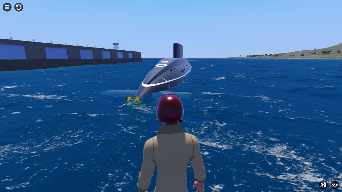 潜水艦のエンジンを切り離して浮かせるやつを試してみる