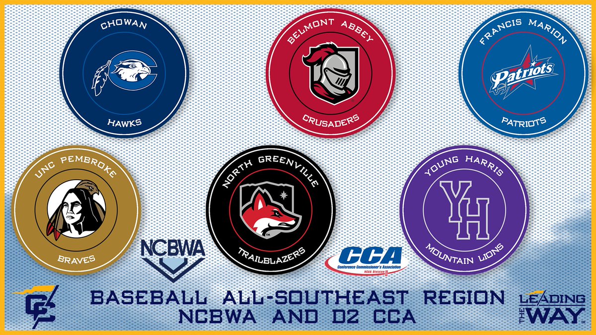 ConfCarolinas's tweet photo. Conference Carolinas well-represented on @NCBWA and @d2cca All-Southeast Region baseball teams!

🔗: https://t.co/13LoZ8iDG8

#LeadingTheWay https://t.co/oIZSARAE9p