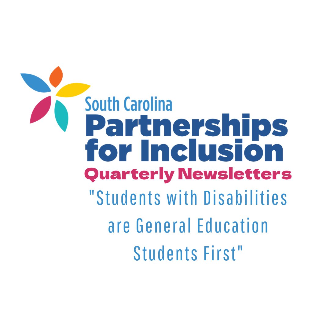 SCPInclusion's tweet photo. In case you missed it: our quarterly newsletter went out last week! Click the link below to learn about general education for students with disabilities.

https://t.co/whpRegF767 https://t.co/gbKFaPKOZ8