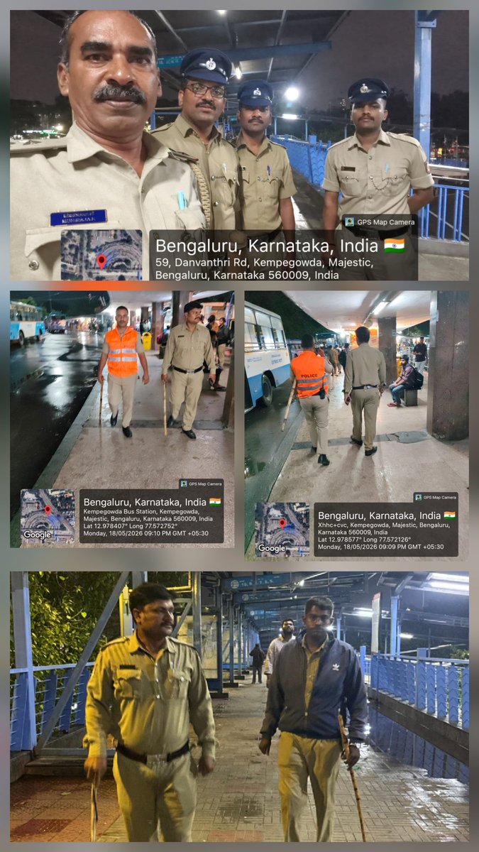 upparpetpsbcp's tweet photo. ಈ ದಿನ ಉಪ್ಪಾರಪೇಟೆ ಪೊಲೀಸ್ ಠಾಣಾ ಸರಹದ್ದಿನ ಮೆಜೆಸ��ಟಿಕ್  ಬಿ.ಎಂ.ಟಿ.ಸಿ ಮತ್ತು ಕೆ.ಎಸ್.ಆರ್..ಟಿ.ಸಿ ಬಸ್ ನಿಲ್ದಾಣಗಳಲ್ಲಿ  #Footpatrolling  ಮಾಡಿರುತ್ತೇವೆ. #BMTC #KSRTC 
@DgpKarnataka @CPBlr @JointCPWest @DCPWestBCP @BlrCityPolice @ablechickpetbcp https://t.co/fh9aPyVwqQ
