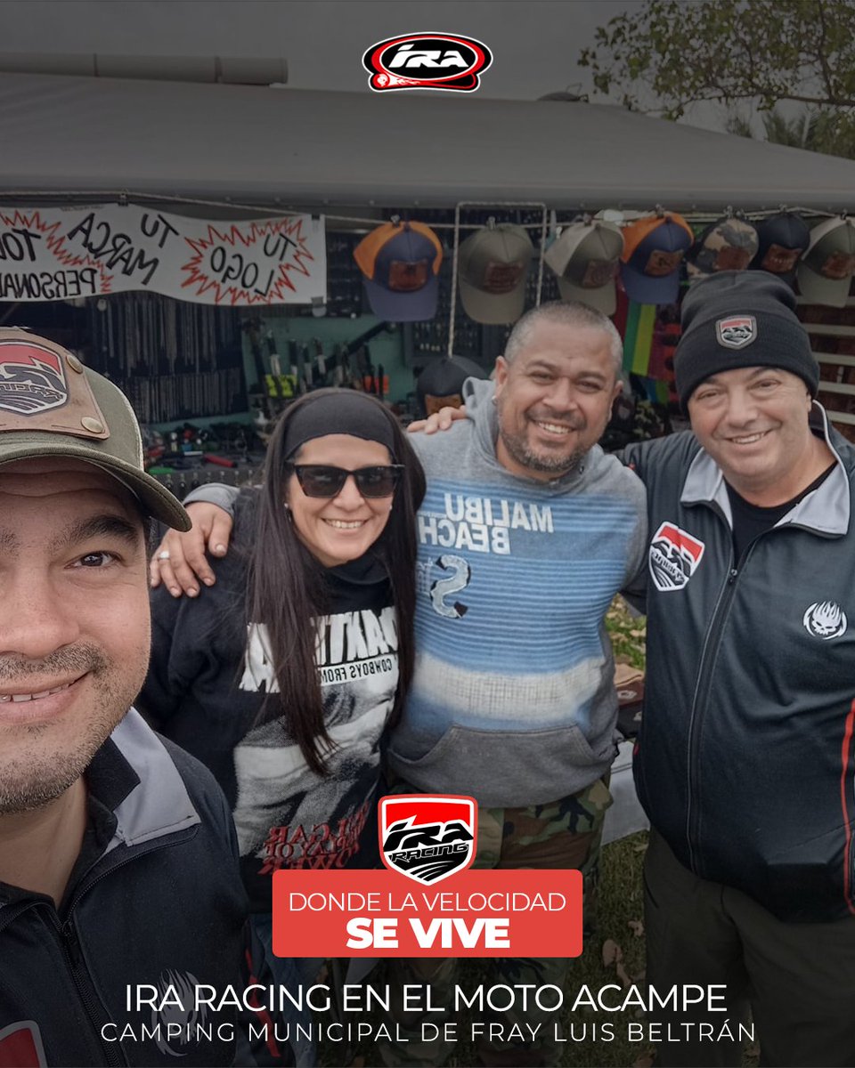 iraracing's tweet photo. 🏍️IRA RACING PRESENTE EN EL MOTO ACAMPE DE FRAY LUIS BELTRÁN 🇦🇷

🔥Vivimos un fin de semana increíble junto a la comunidad motoquera en el Moto Acampe realizado en el Camping Municipal de Fray Luis Beltrán.

🏍️IRA RACING - UNA MARCA DE SOLDINI AUTOPARTES

#IRARacing
#MotoAcampe https://t.co/8g0jMbIs4G