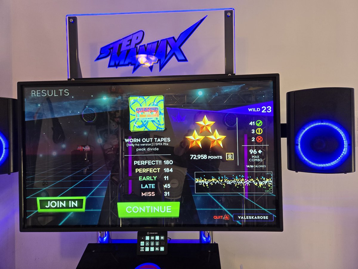 rhythmaniaxx's tweet photo. ValeskaRose passed her first 23!!! #smxgame #Stepmaniax https://t.co/xlr2DGxcaz