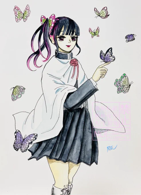 アナログで描いてた頃のヲちゃん おめでとう