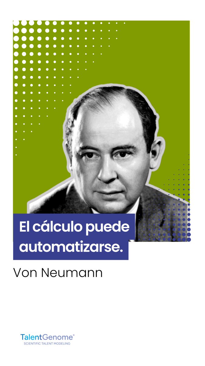 steam_talent's tweet photo. #TalentMinds | John von Neumann
“El cálculo puede automatizarse.” https://t.co/GBHYUaQkRD