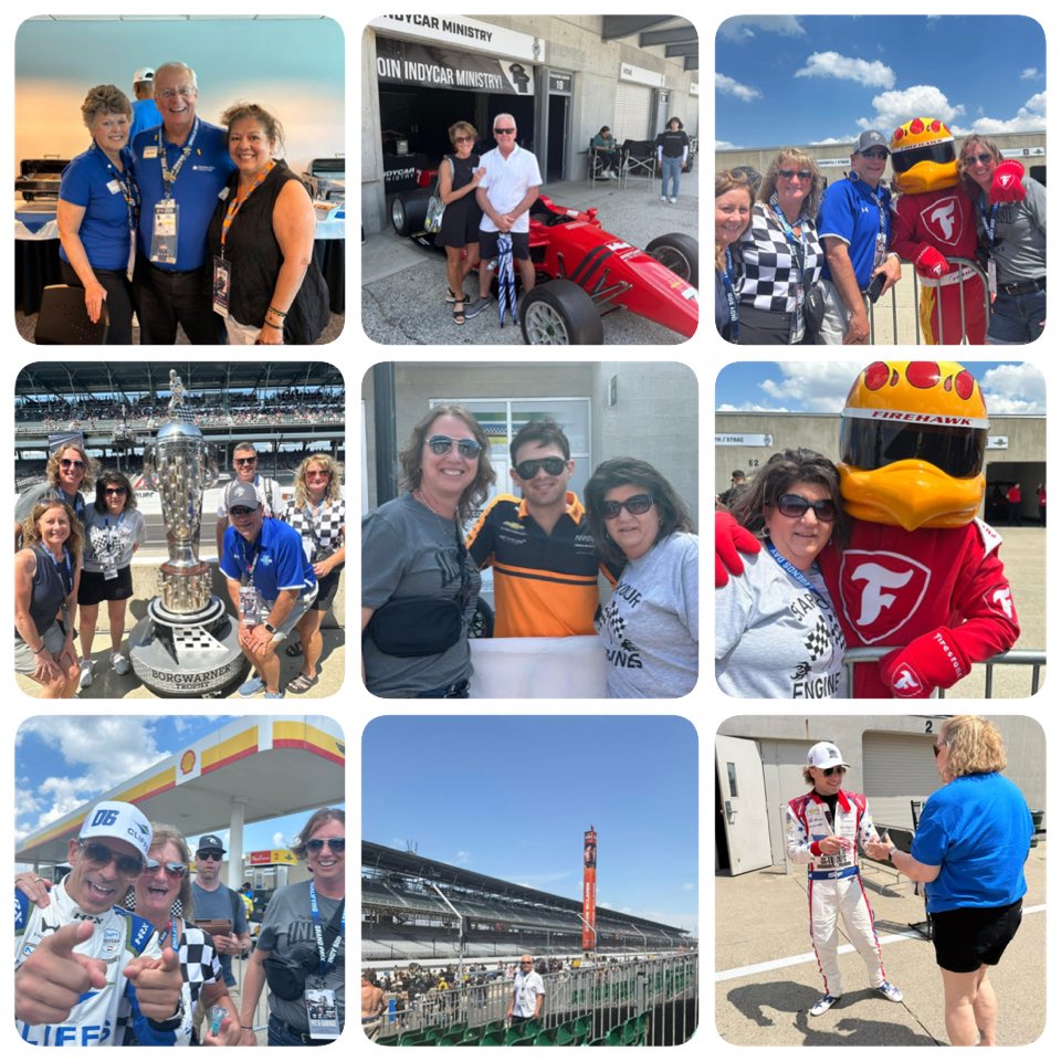 Indstatealumni's tweet photo. 💙Some more pictures from yesterday. 

📸 Our Indiana State University Lifetime members were posting lots of pictures, so we borrowed them to share! 

🏎️ What an awesome day at the Indianapolis Motor Speedway and the Indiana State University Alumni Association. https://t.co/ozFPpiiiNt