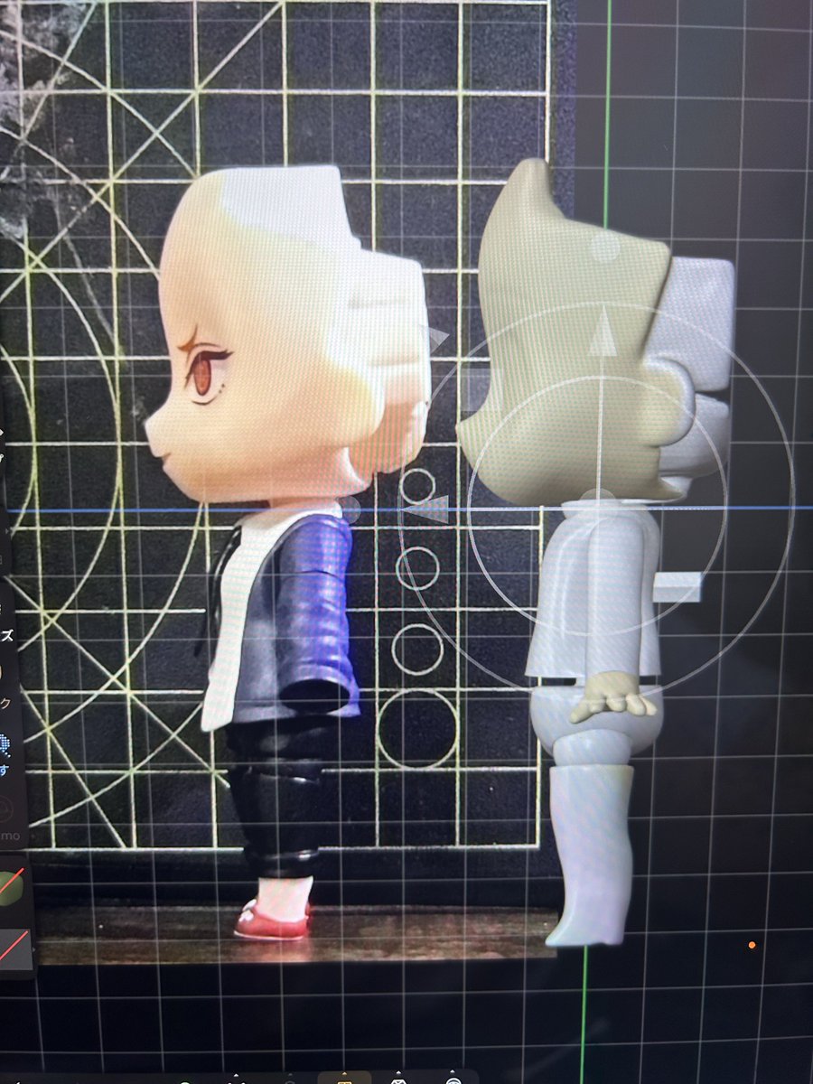 ark_owl's tweet photo. たまにどうやって作ってんのって聞かれるので参考までに
最初にいい感じのねんどろ買ってくる
↓
参考に素体データ作る
↓
あとは資料とひたすらにらめっこして(1ヶ月くらいで)完成

(知識0から最初のつむぎちゃん出来るまでに1年くらい試行錯誤してたけど)簡単でしょ？みんなも作ろう！ https://t.co/9ozNwGIG5P