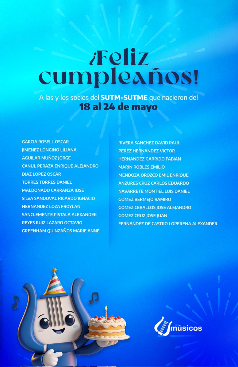 Músicos SUTM tweet media