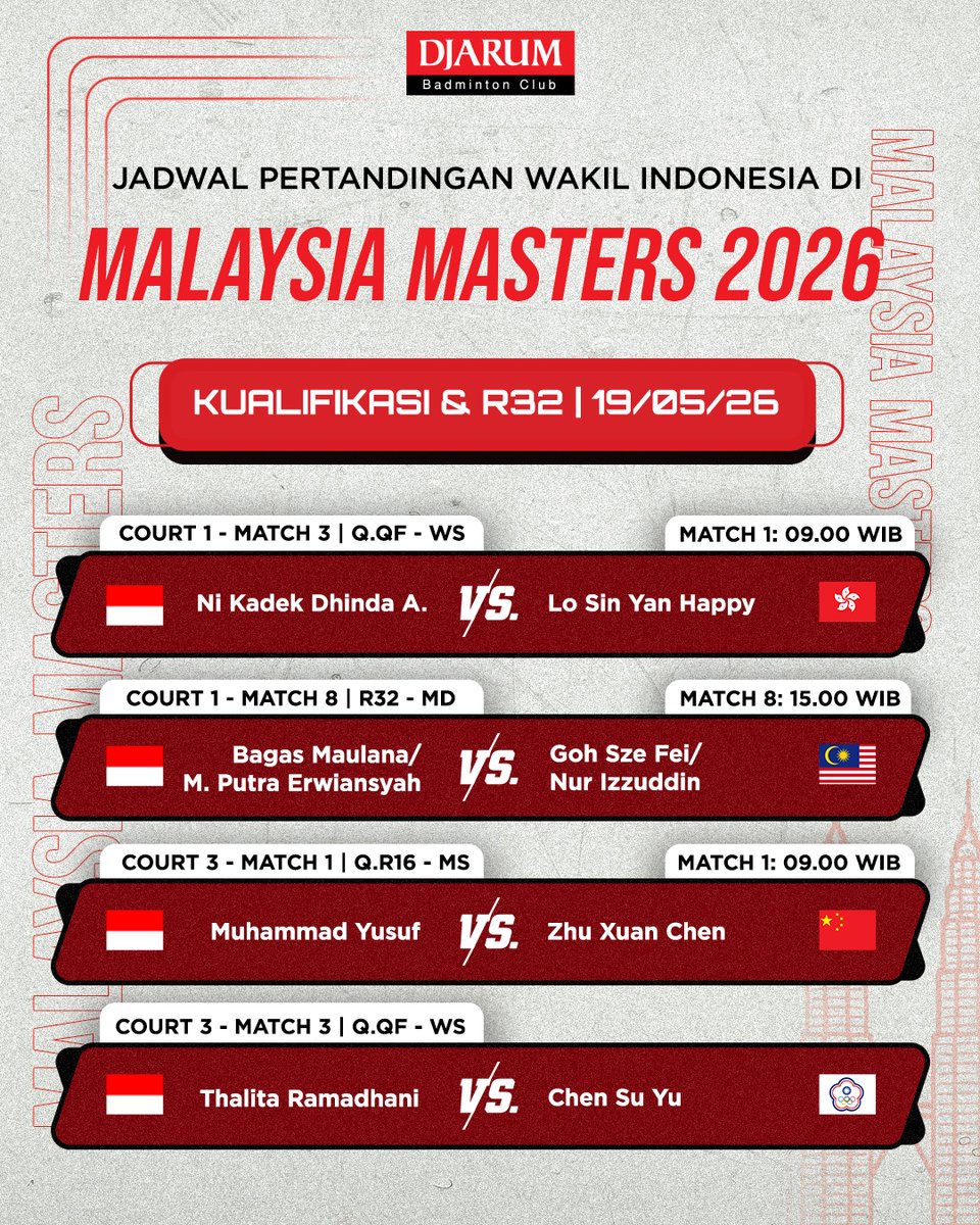 PB Djarum tweet media