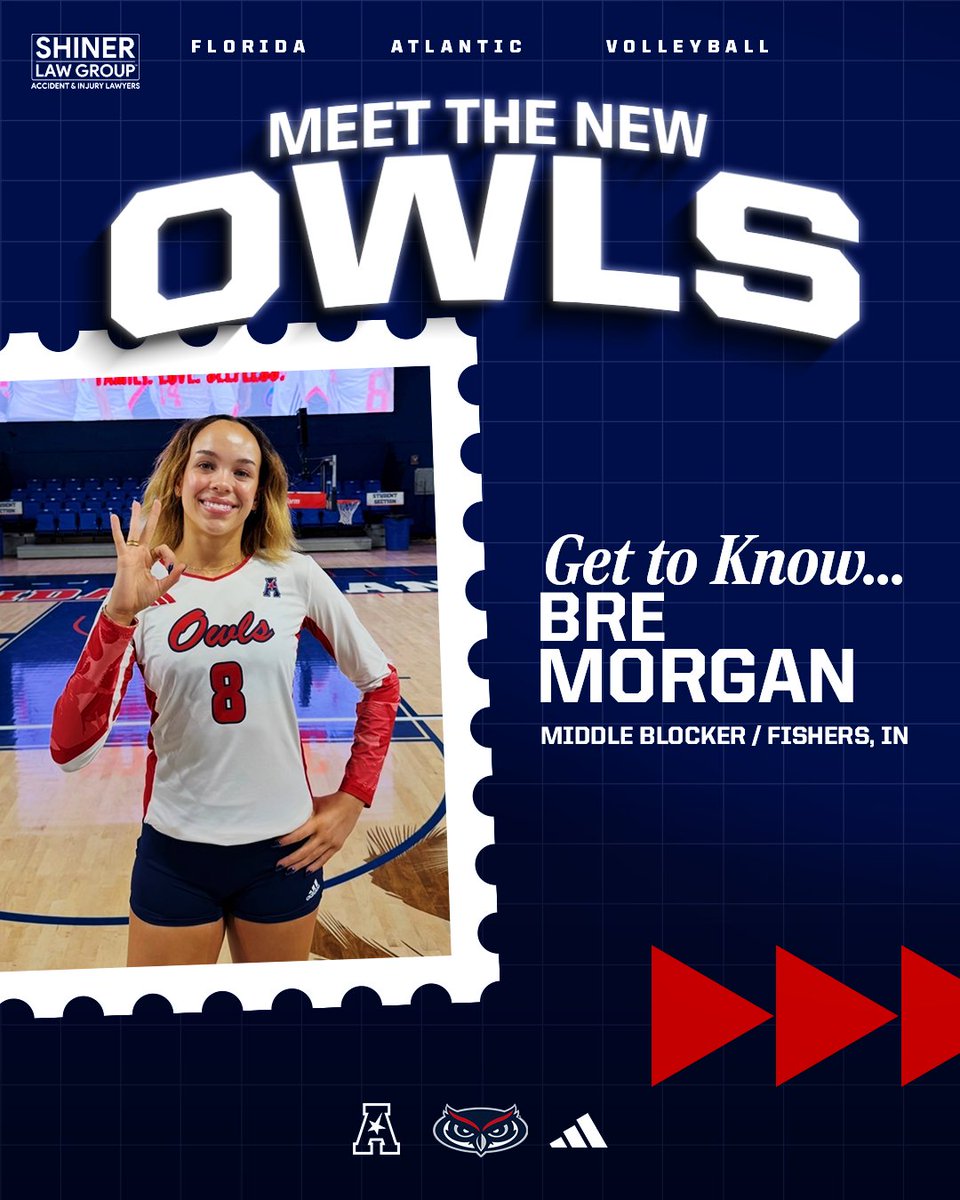 FAUVolleyball's tweet photo. 𝐌𝐞𝐞𝐭 𝐭𝐡𝐞 𝐍𝐞𝐰 𝐎𝐰𝐥𝐬: 𝐁𝐫𝐞 𝐌𝐨𝐫𝐠𝐚𝐧

🏐 » MB
📚 » Freshman
📍 » Fishers, IN

#WIP🏝️ | @bremorganVB https://t.co/LgCT3y4tK2