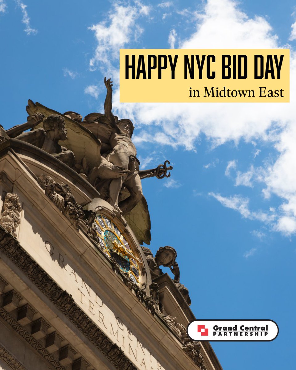 GCPBID's tweet photo. Happy #NYCBIDDay from Midtown East.

Today we’re celebrating the work BIDs do to help keep New York City neighborhoods vibrant, welcoming, and thriving year-round. https://t.co/CSMBM9kFeF