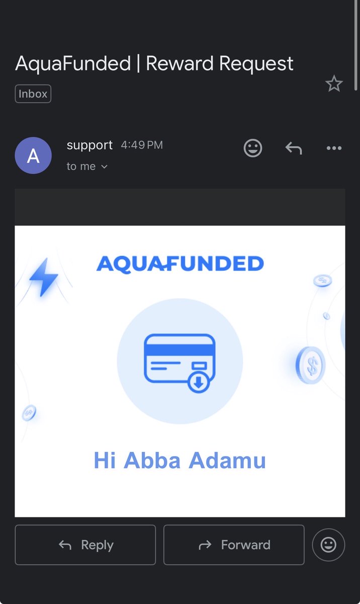 ABFXKILLER's tweet photo. I Just submitted a withdrawal request on my @AquaFunded account I’m actually hoping to get some delay from @LewisAquaFunded so I can get that extra $1k bonus 😃 https://t.co/ofRxaoCSPS