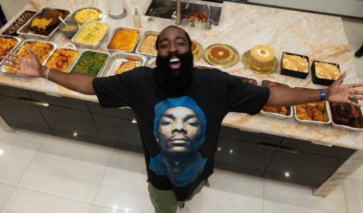 AstroHarden's tweet photo. How it feels waking up knowing James Harden is still in the playoffs https://t.co/pqto8YOj9n