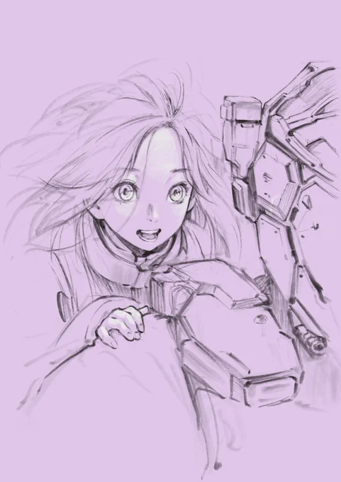 #1日1ラクガキ 我が家の #￼プラグマタ 愛犬サンチョ やっぱりね、相棒は背負うべきなんですよ!