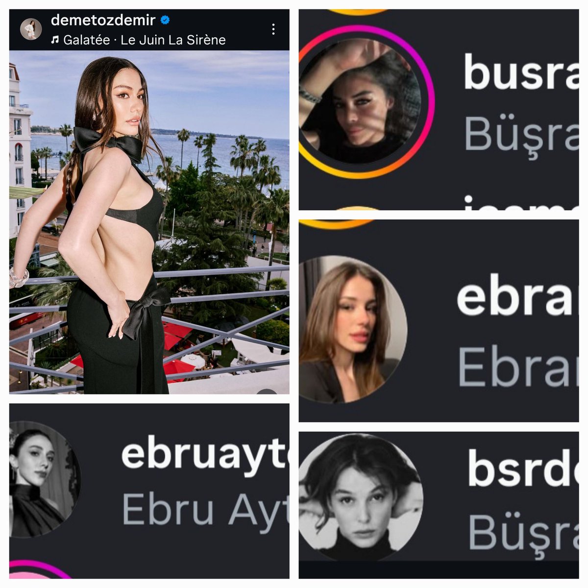 RaleabR's tweet photo. Las compañeras  de #EsrefRüya les gusta el cisne negro 🦢🖤con su apoyo y Likes a #DemetÖzdemir 👏👏💃💃 https://t.co/ih7BpZk5xB