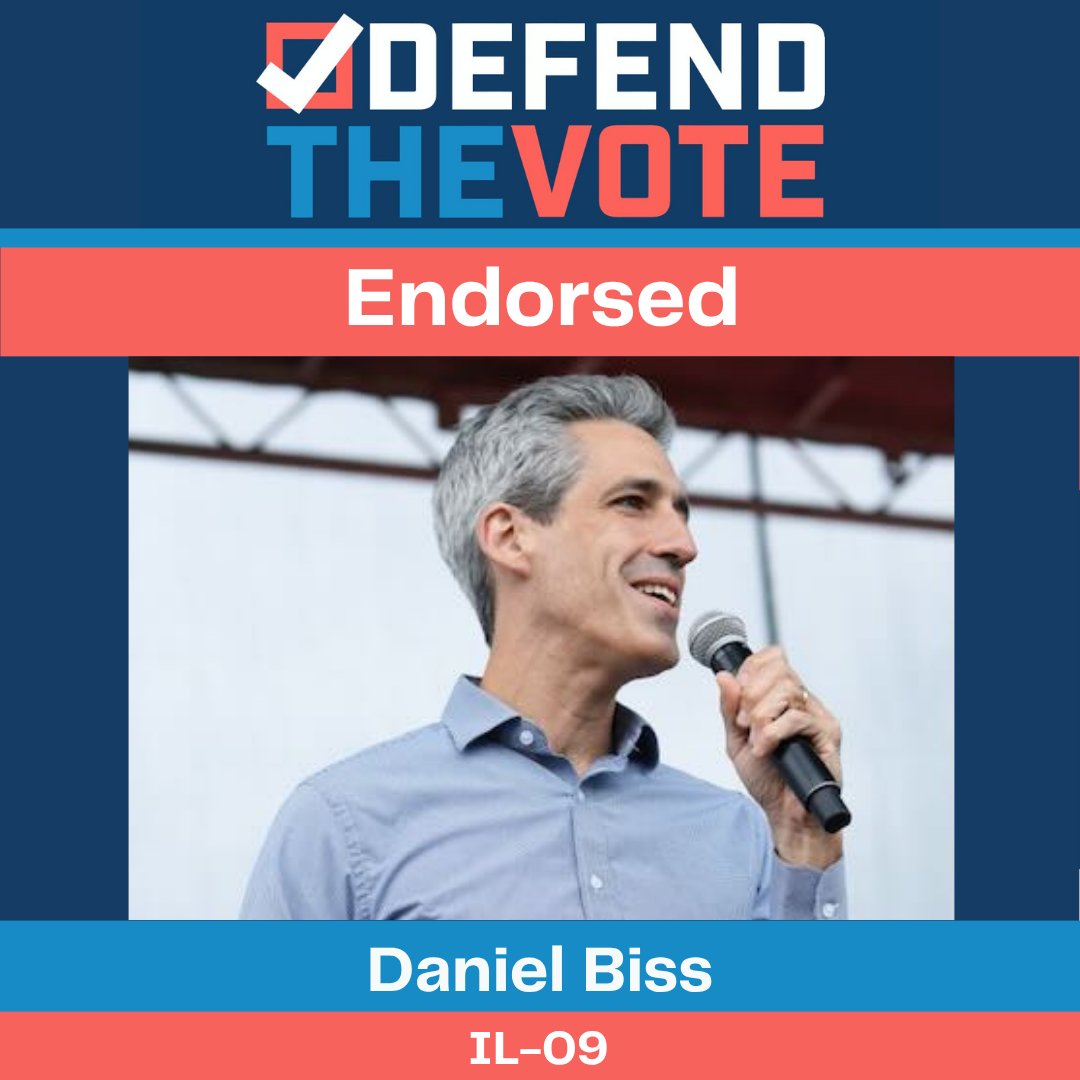DTVPAC's tweet photo. 🚨 "I am honored to receive their support and look forward to working with them in Congress to fight corruption, ensure our elections are free and fair, and expand access to the ballot box."

We are proud to endorse @DanielBiss. https://t.co/owysPepfSG