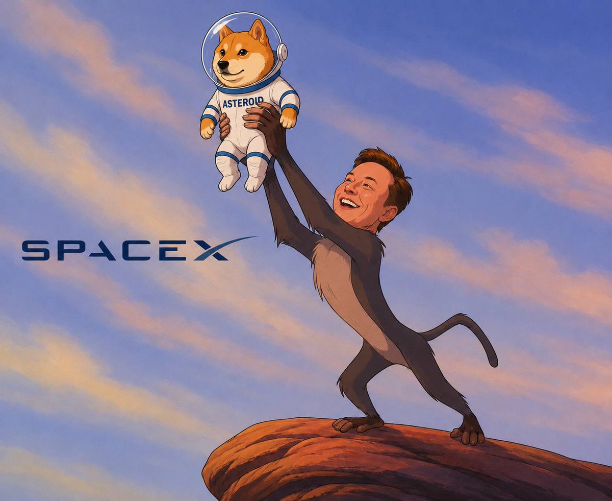 ser_koji's tweet photo. @elonmusk @SciGuySpace Remember when you agreed that Asteroid should be the SpaceX mascot? With Starship V3 flying and Dragon missions launching left and right, the community is still holding onto Liv’s dream. Is there any update on this? https://t.co/nZTHBC81s9
