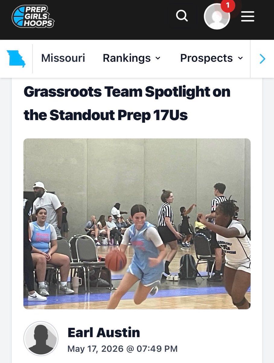 Standout_Prep's tweet photo. Our 2027 girls team were featured in Prep Hoops grassroots team spotlight. Big thanks to @earlaustinjr for the coverage of our team. These ladies can really play and move the 🏀 very well. #StandoutPrep💪🏽🏀 https://t.co/RkYlK0WY4z