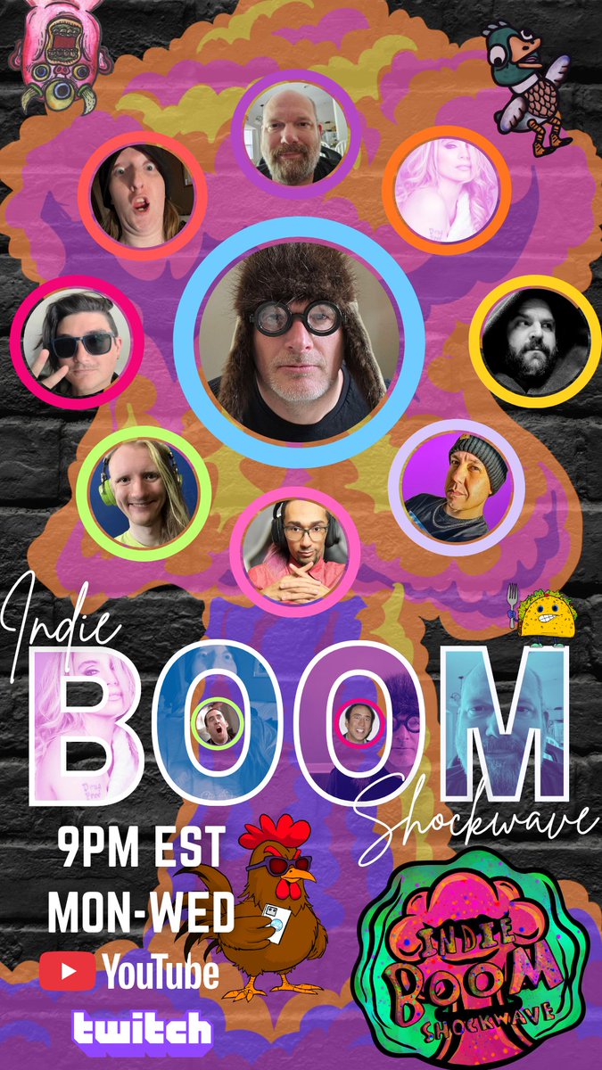 clysmicband's tweet photo. Are you ready for Indie Boom Shockwave Monday Edition?

Join James, Beans, Keegan, and Doc as we discuss that which is truly important
Fueled by an indie soundtrack handpicked by James
We are here to entertain you, so come join in on the fun!  
You look cool, yeah you, the one reading this, you should hang out tonight.