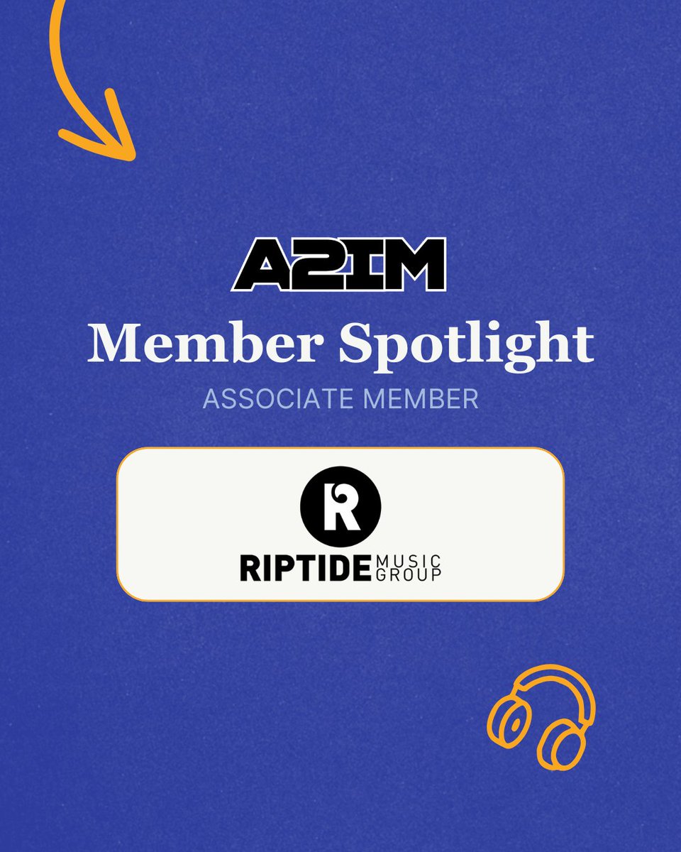 a2im's tweet photo. Meet A2IM Member Riptide Music Group!

Riptide Music Group provides full-service publishing administration for songwriters, artists, labels, catalogs, and rights holders, acting as both a global collection partner and a strategic rights management backbone. Learn more: https://t.co/MLdCu2CZKp