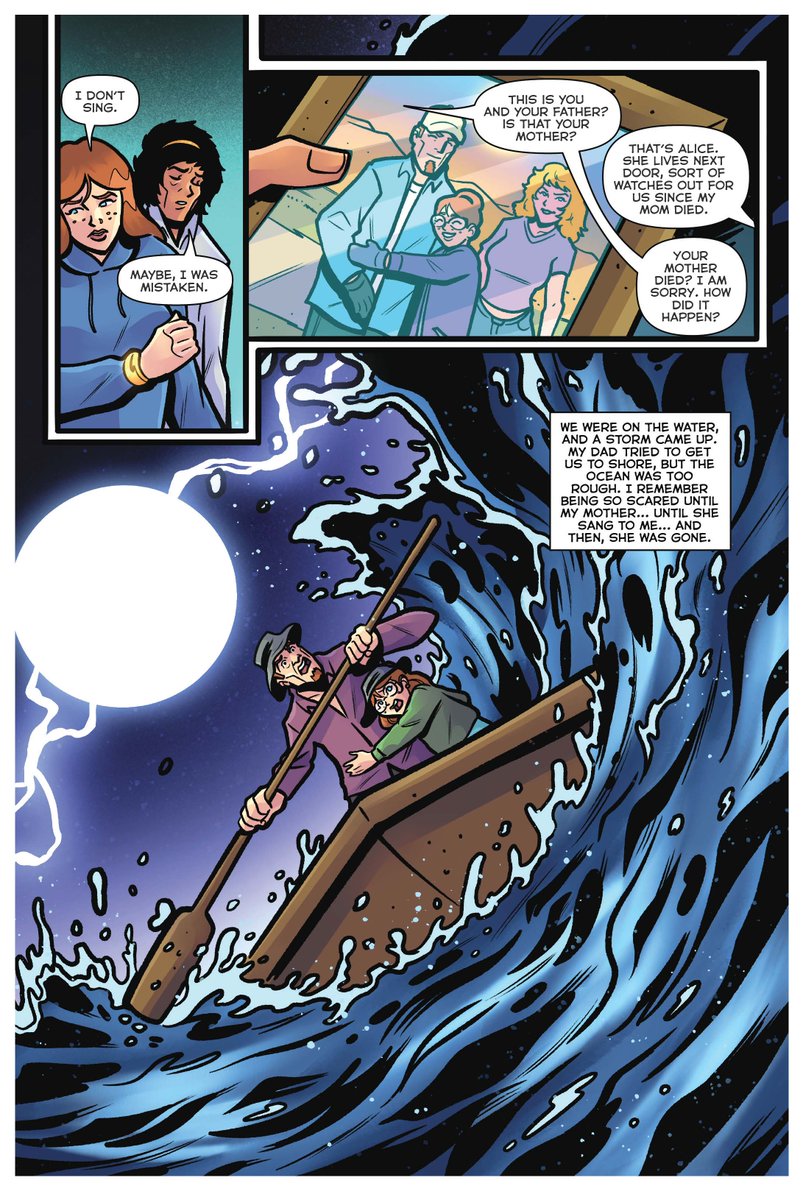 TidalWaveComics's tweet photo. 🌊🧜‍♀️ The song continues… and the mystery gets even deeper! Your FIRST LOOK inside Call of the Siren #2 is here! ⚡📖

📲 Available digitally everywhere this week!

#CallOfTheSiren #ComicBooks #FantasyComics #Mythology #IndieComics #ComingOfAge #DigitalComics #Fantasy #Mermaids https://t.co/qU2bcF8Edd